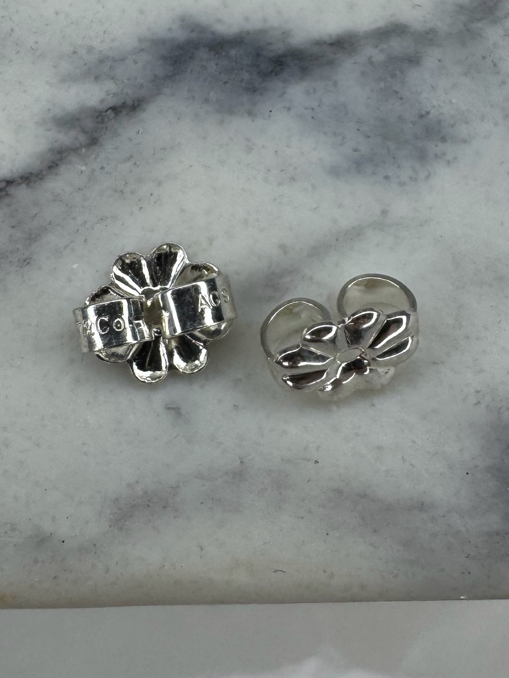 Tiffany & Co. Sterling Silver AG 925 Butterfly Earrings Backs Replacements